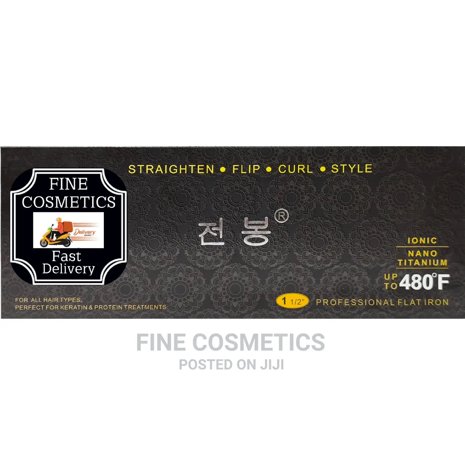 ORIGINAL Hair Styling Flat Iron Slim Titanium Quick Heat Up