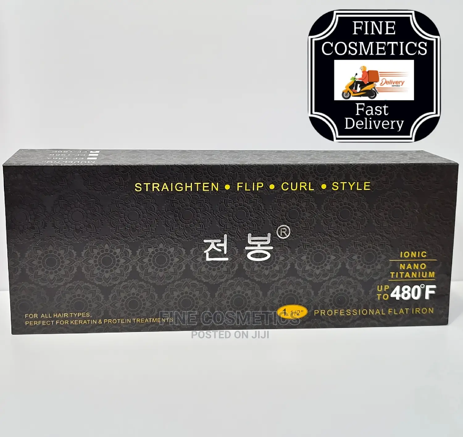 ORIGINAL Hair Styling Flat Iron Slim Titanium Quick Heat Up