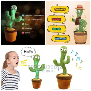 Talking Dancing Cactus Toy