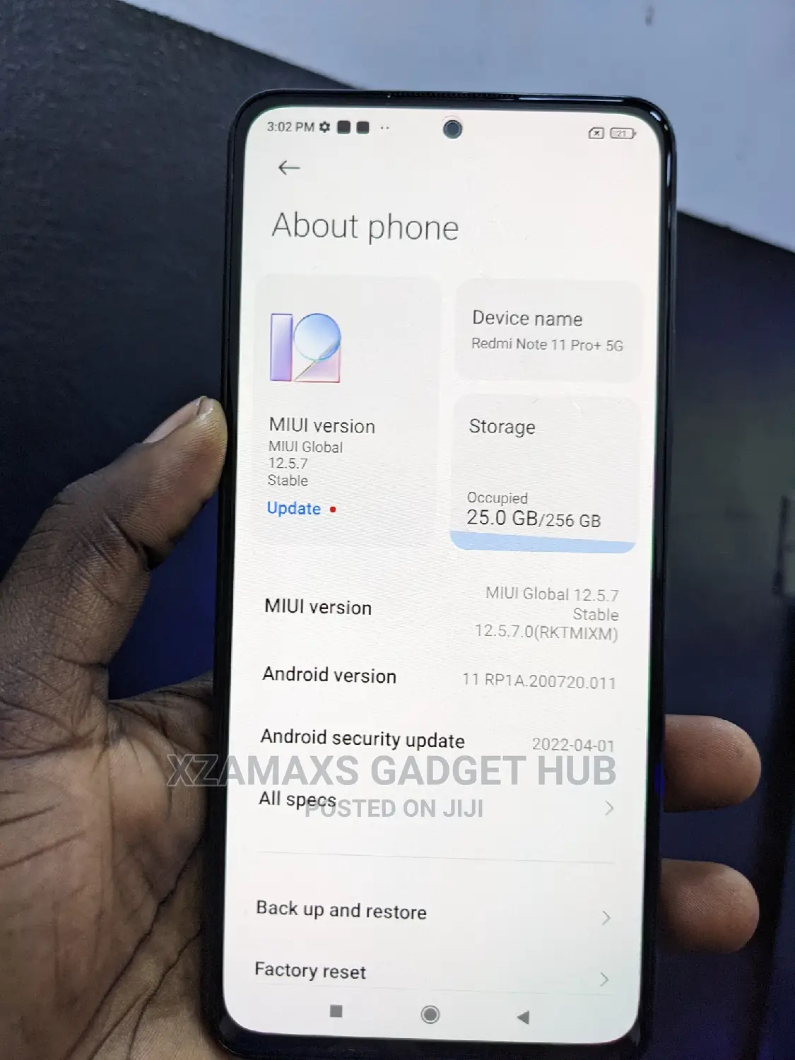 Xiaomi Redmi Note 11 Pro+ 5G 256 GB Gray