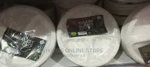 25 Pcs Plastic Disposable Plates With Partitions