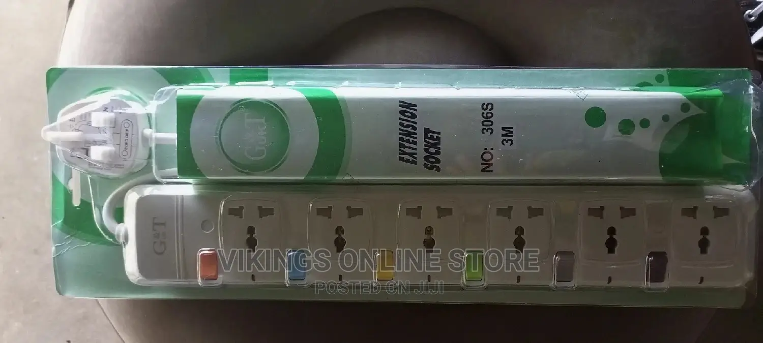 G T , 6 Way Power Extension Socket.