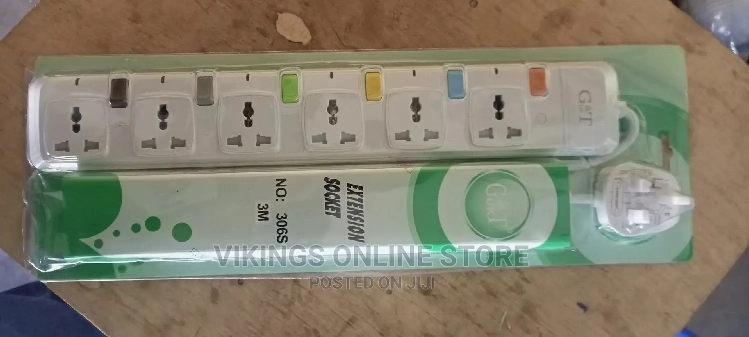 G T , 6 Way Power Extension Socket.