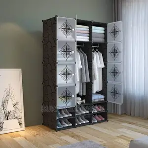3 Columns Plastic Wardrobe