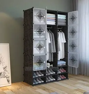 3 Columns Plastic Wardrobe