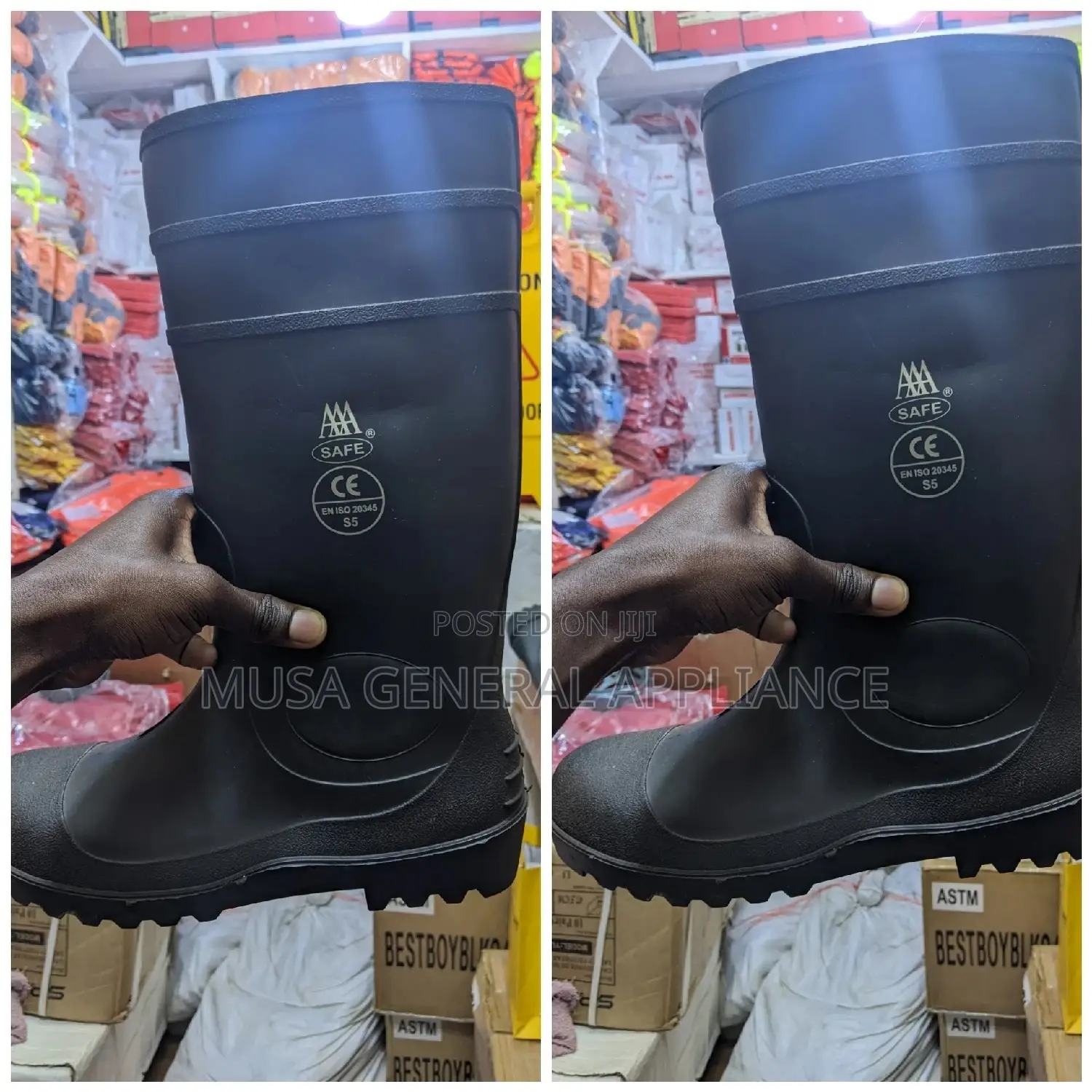 AAA Safety Heavy Duty Gumboots (Steel Toe