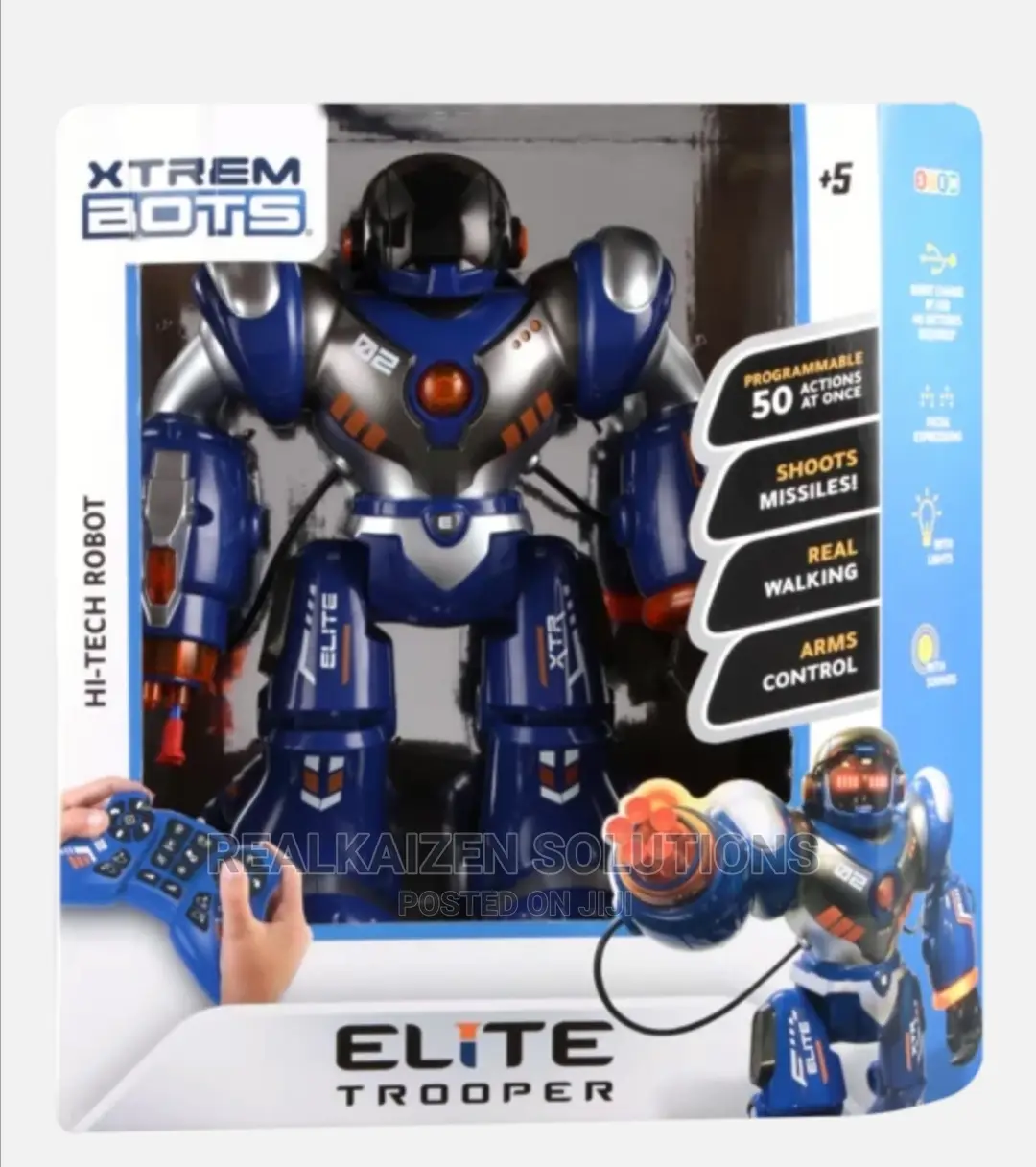 XTREME BOTS Elite Trooper Hi-Tech Robot Programmable Toy