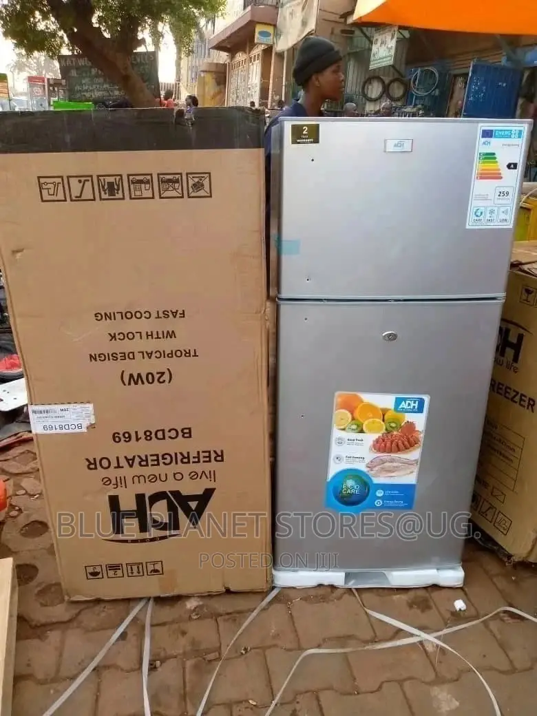 ADH 220litres Double Door Refrigerators || BCD8169 || SILVER