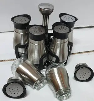Salt Shaker Set and Stand