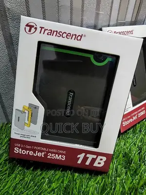 Original 1tb Transcend External HDD