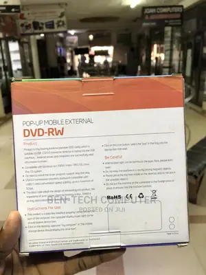Pop-Up Mobile External Dvd Rw