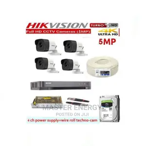 4 Channel 5mp CCTV Cameras Hikvision