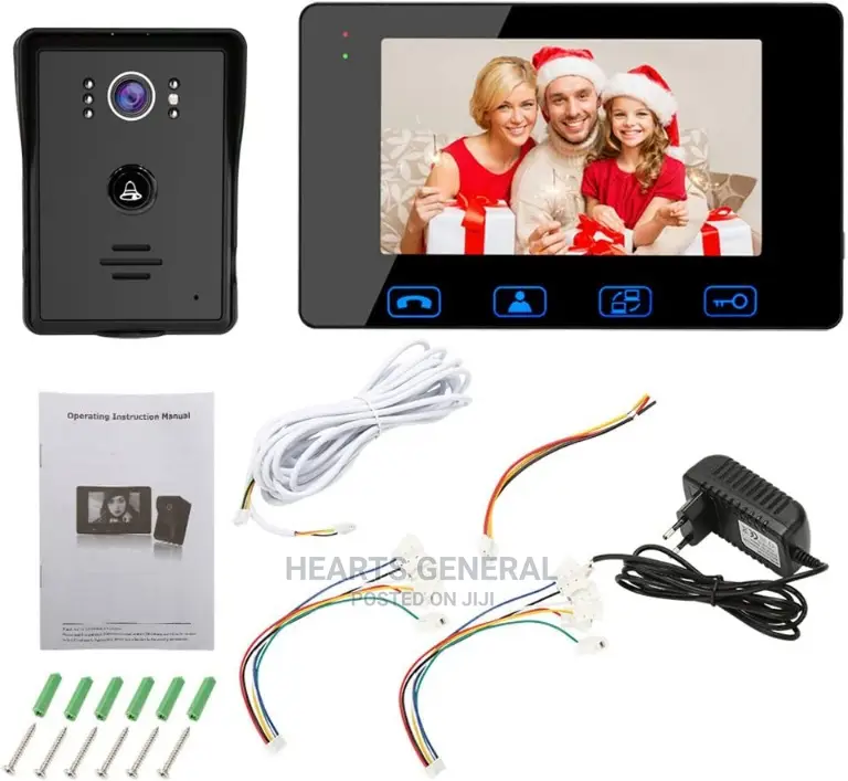 7" Touch Screen Video Door Phone System.