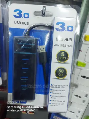 USB 3.0 Hub 4 Port With 5 Gbps.