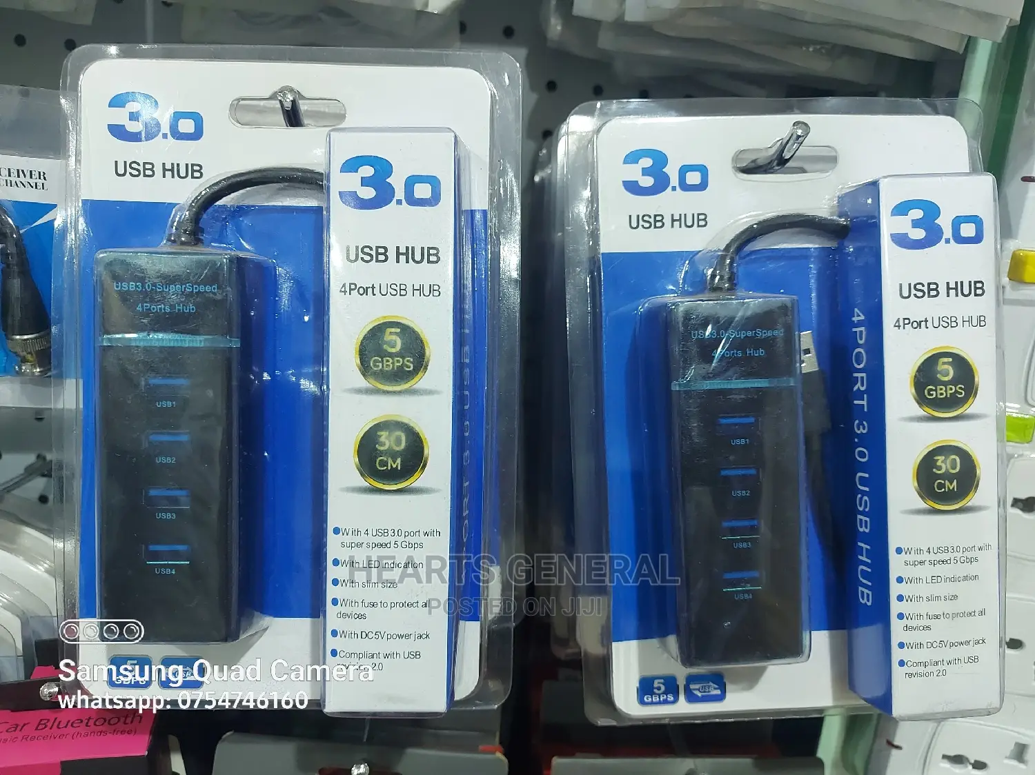 USB 3.0 Hub 4 Port With 5 Gbps.