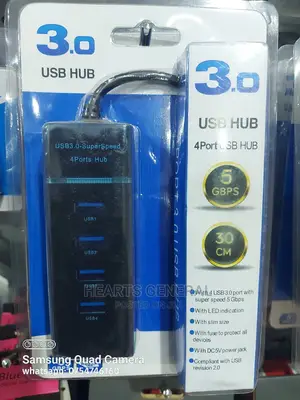 USB 3.0 Hub 4 Port With 5 Gbps.