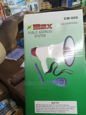 Megaphone Address System.