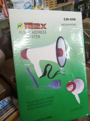 Megaphone Address System.