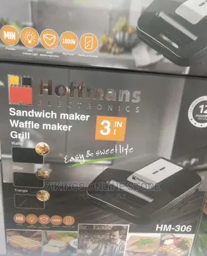 3 in 1 Hoffman's Sandwich Maker, Grill,Waffle Maker.