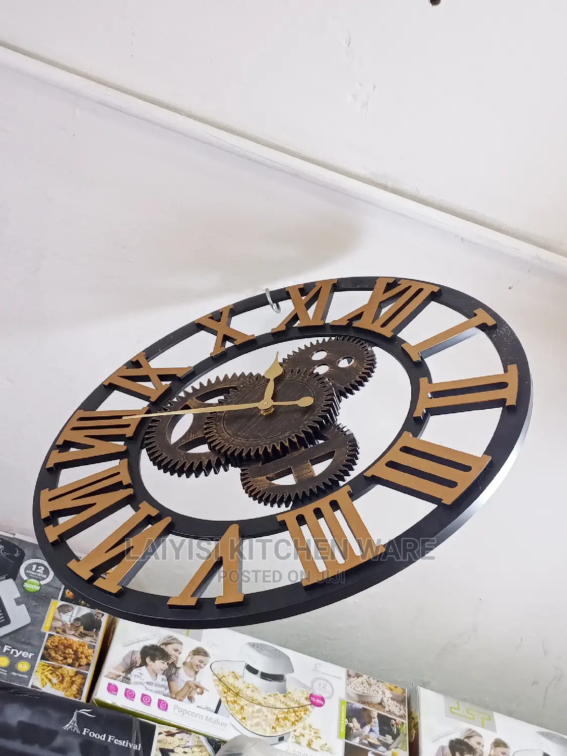 Unique Large Roman Numerals Silent Wall Clock