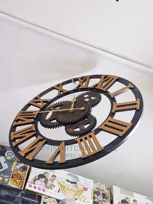 Unique Large Roman Numerals Silent Wall Clock