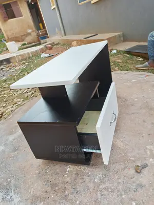 Black and White Tv Stand
