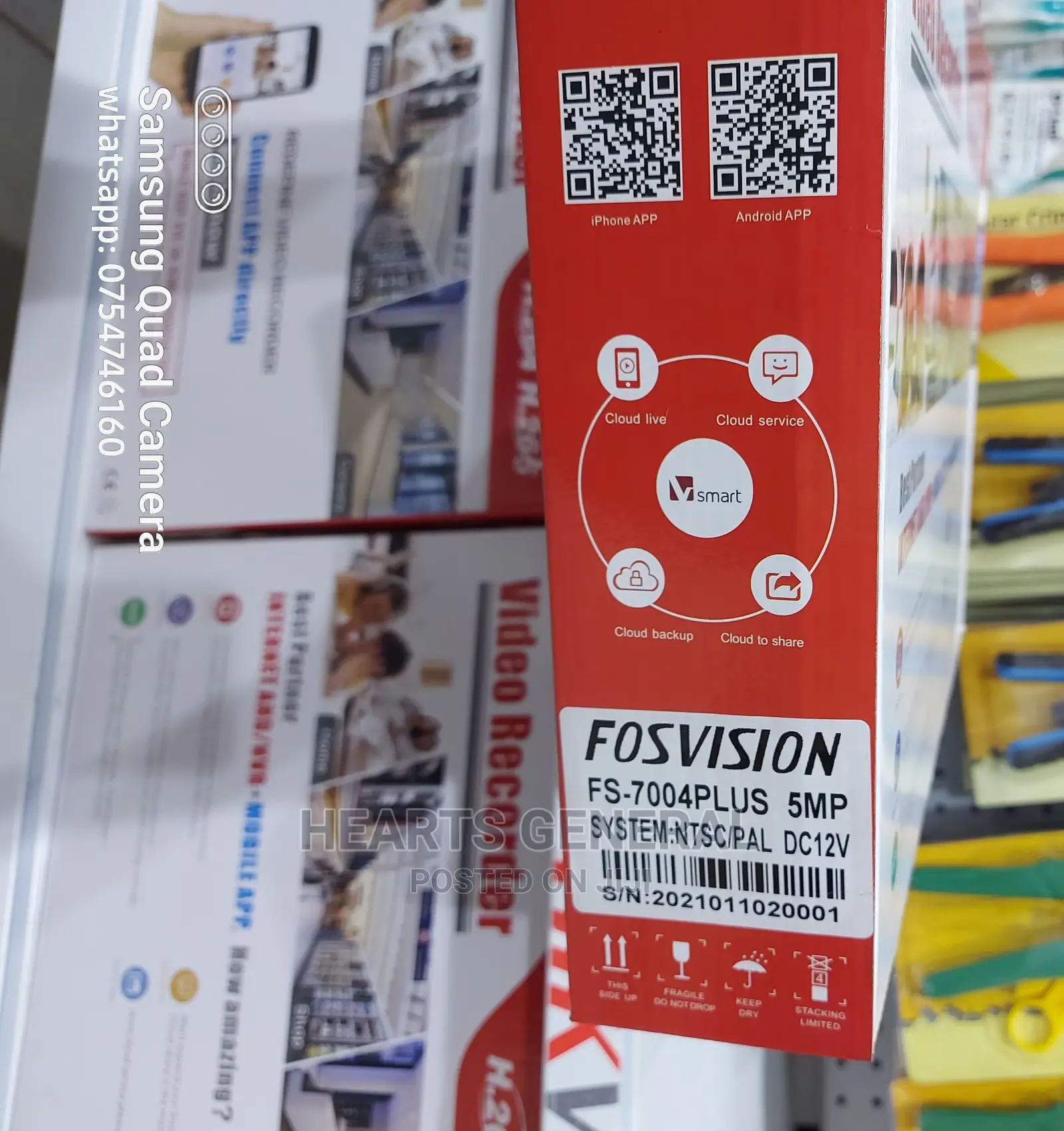 Fosvision 4ch DVR 5mp