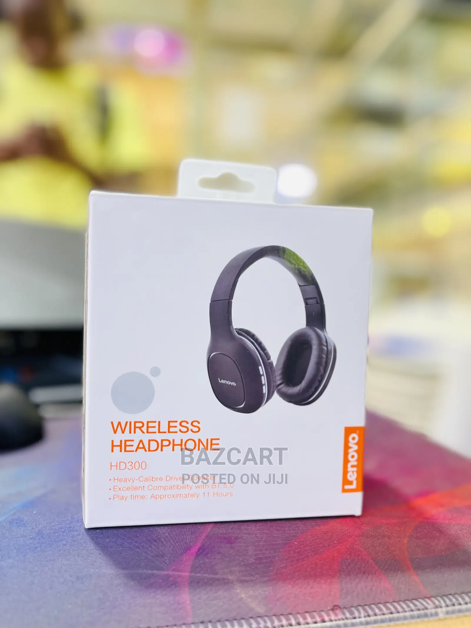 Lenovo HD300 Noise-Canceling Headset Foldable