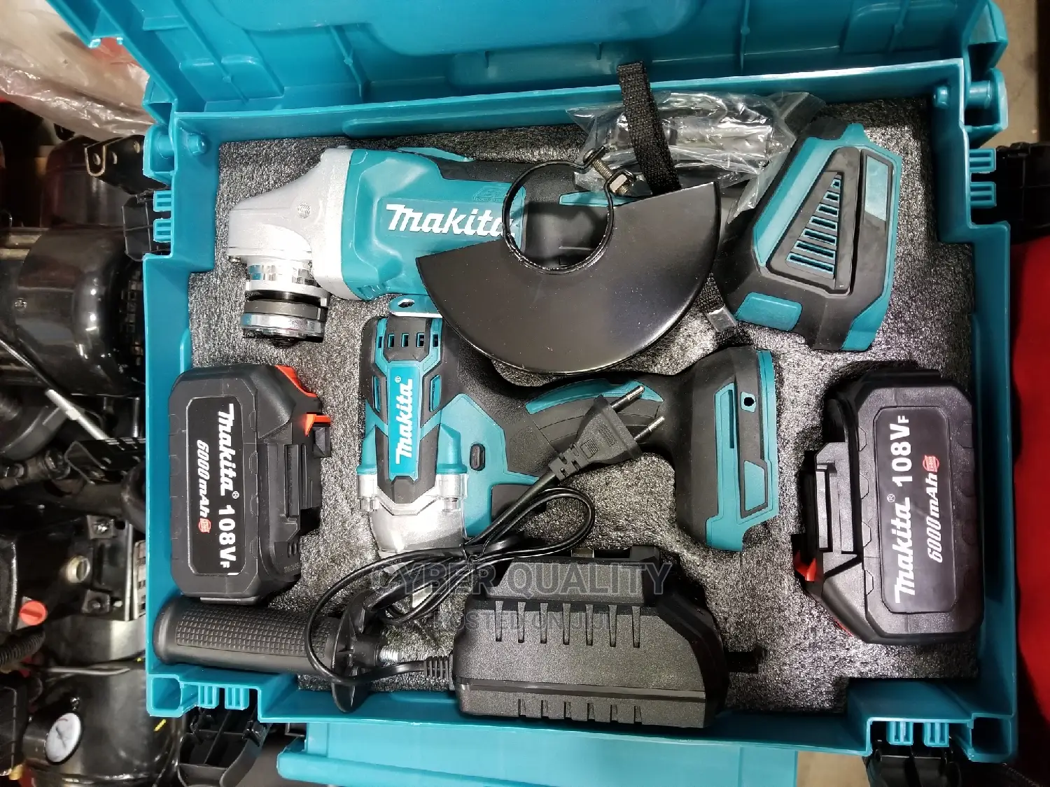 Set of Makita Grinder and Bolt Wrench