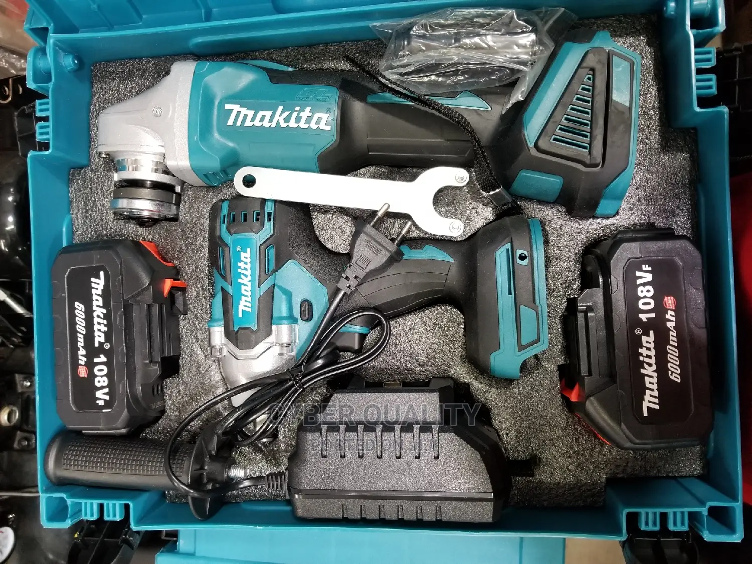 Set of Makita Grinder and Bolt Wrench