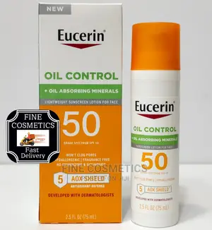 Eucerin Oil Control SPF50 Sunscreen + Oil Absorbing Mineral