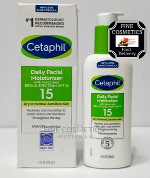 Cetaphil Daily Facial Moisturizer Cream SPF15 Fragrance Free