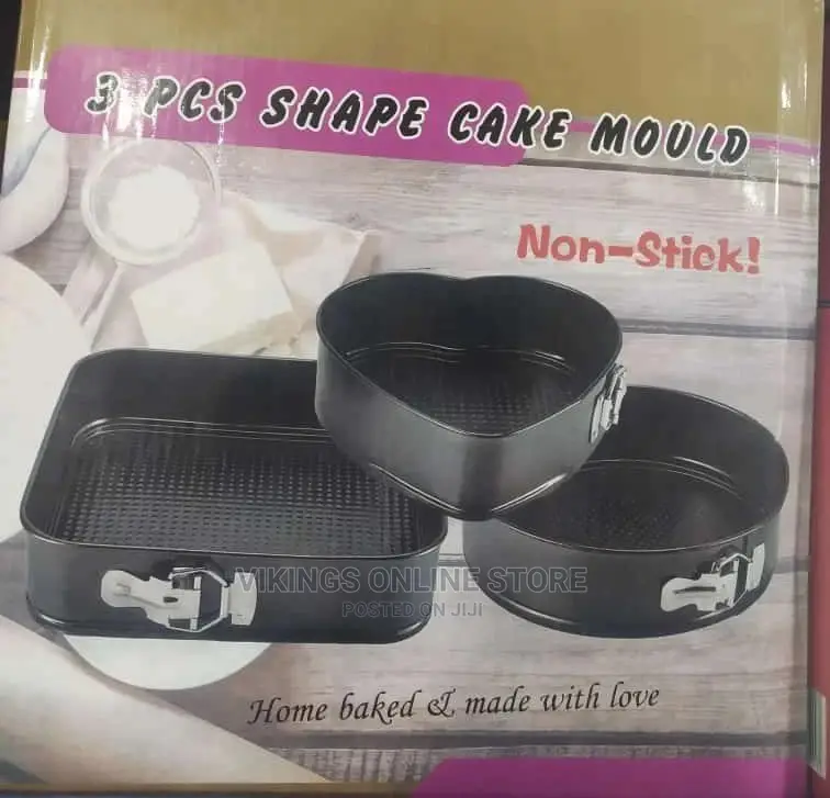 3 Pcs Shape Cake Mould.