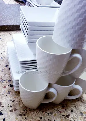 Square Dinnerware Set – 24-Piece