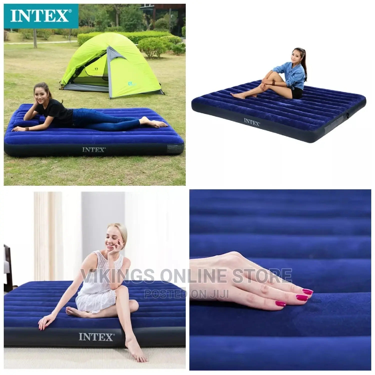 6*6 Intex Inflatable Mattress With Pump