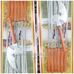 12 Pieces Set of Bbq Barbecue Skewers