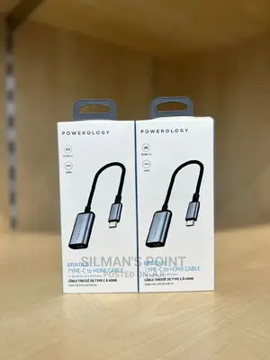 Powerology Braided Type C to HDMI Cable