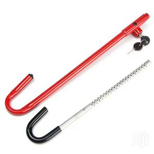 RED STEERING Wheel Locks.