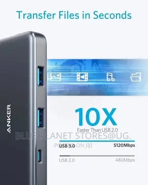 ANKER 7-in-1 USB-C PD Ethernet Hub + Power Expand || A8346