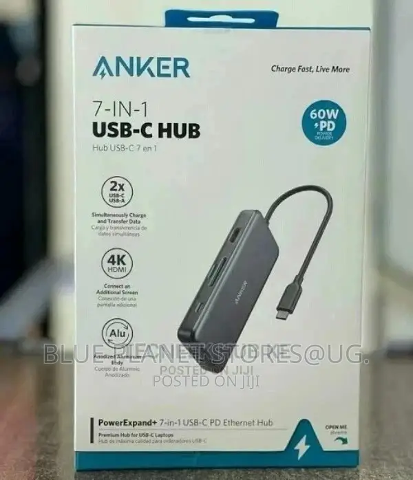 ANKER 7-in-1 USB-C PD Ethernet Hub + Power Expand || A8346