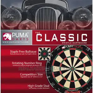 Original Puma Classic Bristle High Grade Sisal Dartboard