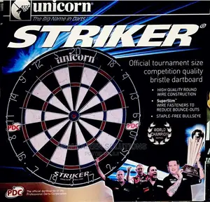 Original UNICORN Striker Tournament Wire Bristle Dartboard
