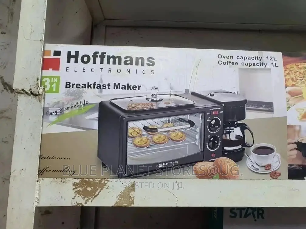Hoffmans 3-in-1 Electric Breakfast Makers || 1250w || HM-509