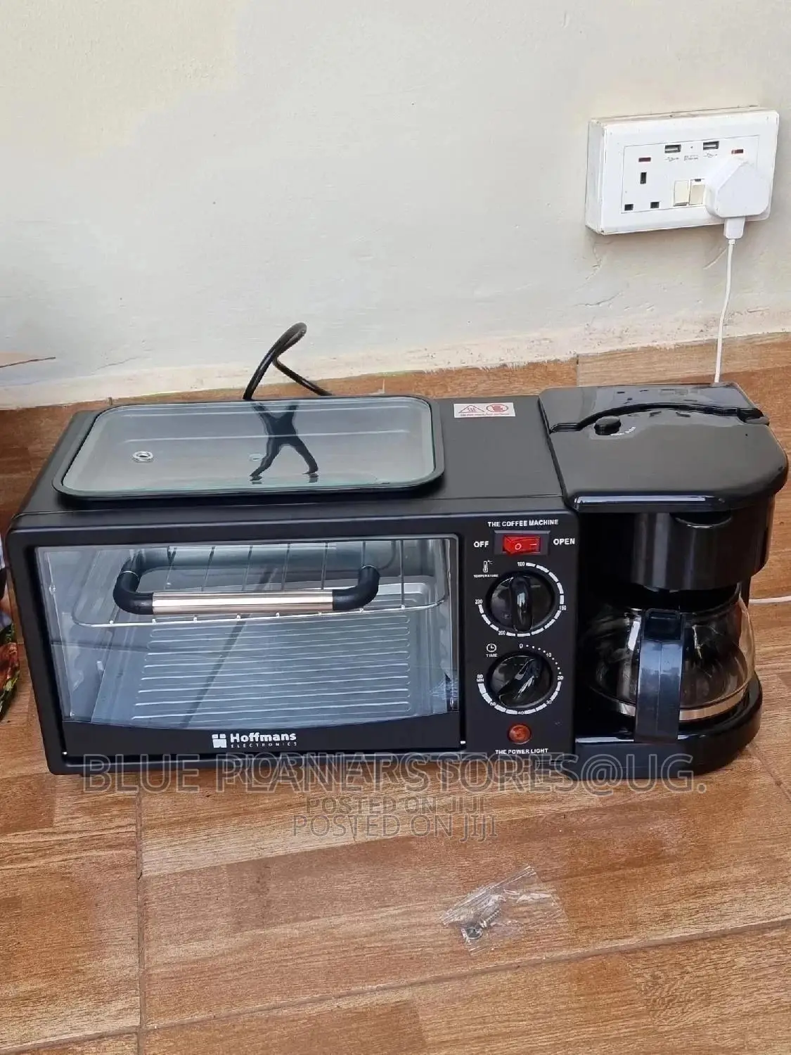 Hoffmans 3-in-1 Electric Breakfast Makers || 1250w || HM-509