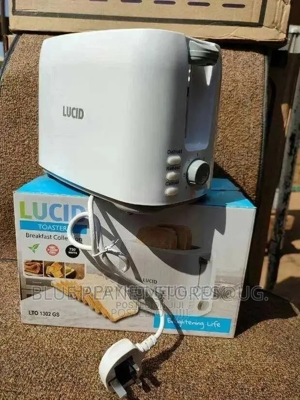 LUCID "2 Slice" Pop-Up Bread Toasters || 750w || LTO1302-GS