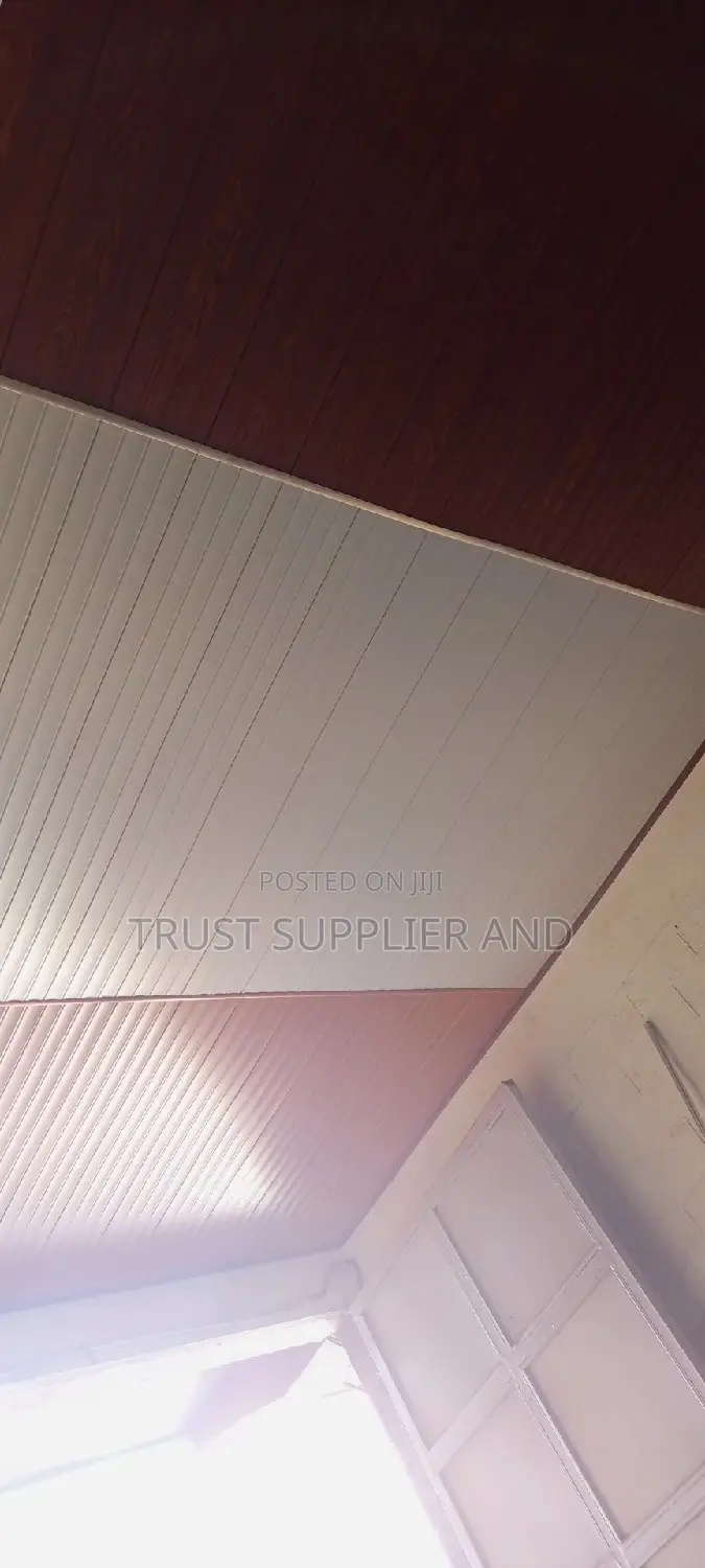 PVC Ceiling Mahony . White