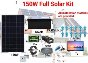 150W Solar System / Solar Kit