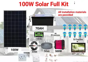 100W Solar System / 100W Solar Kit