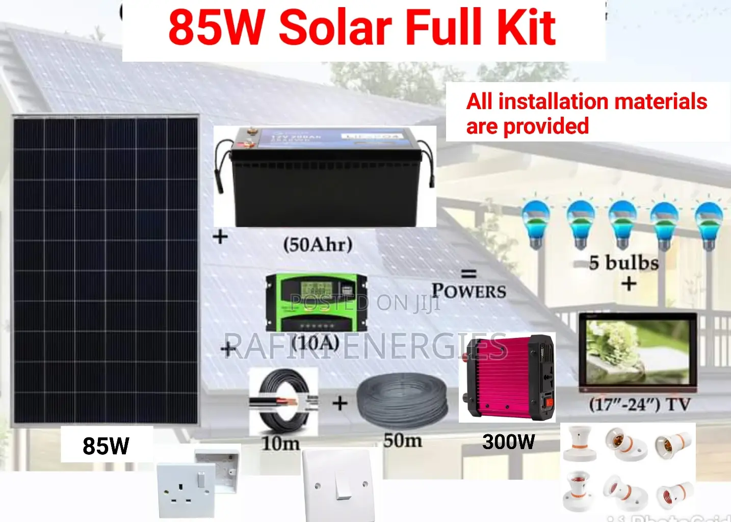 85W Solar System / 85W Solar Kit