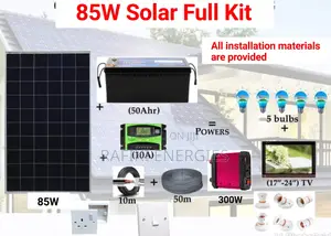 85W Solar System / 85W Solar Kit